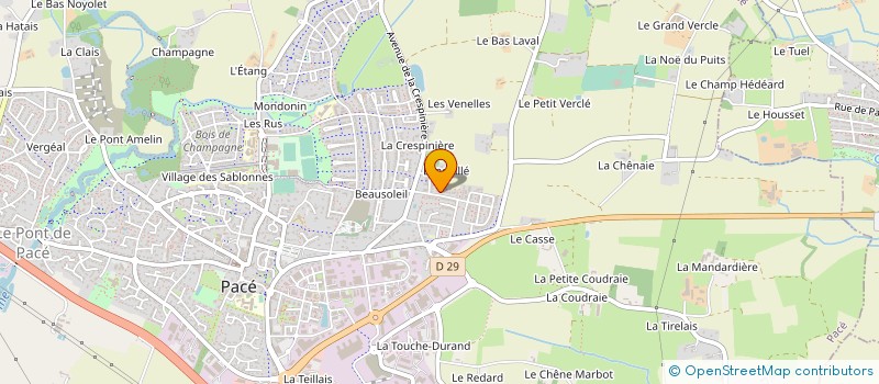 localisation de l'entreprise LMS FINANCES à PACE
