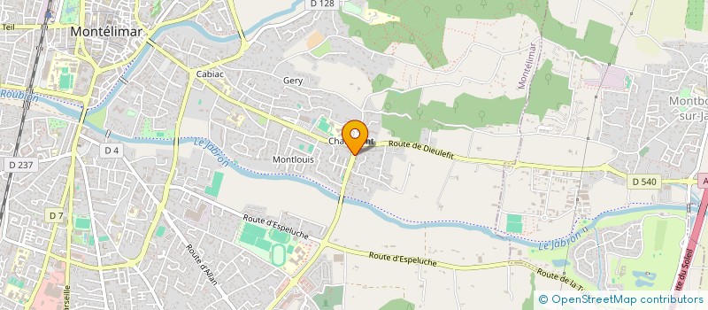 localisation de l'entreprise LMS IMMOBILIER à MONTELIMAR