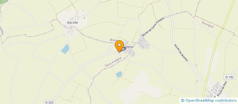 localisation de l'entreprise LMS INVESTISSEMENTS à SAINT-FRAIGNE