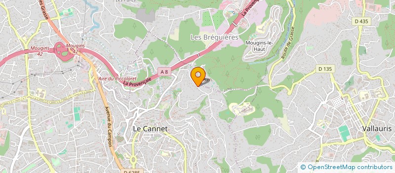localisation de l'entreprise LMS MALDINEY à LE CANNET