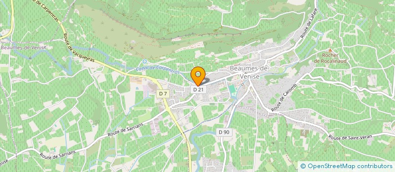 localisation de l'entreprise LMS PEINTURE  BEAUMES-DE-VENISE