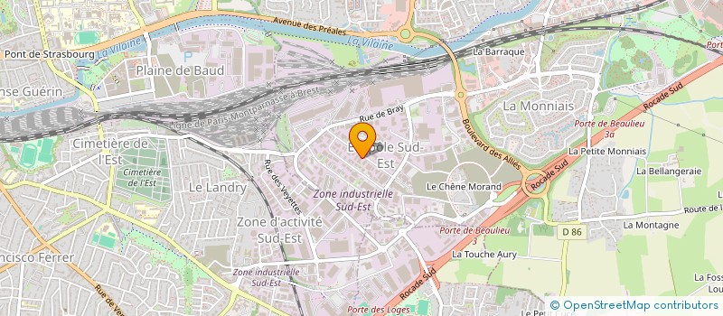 localisation de l'entreprise LMS PROVOST  CESSON-SEVIGNE