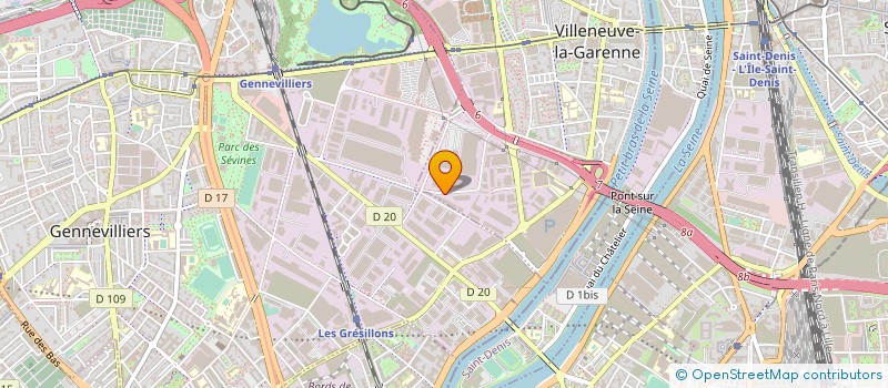 localisation de l'entreprise LMS SA à VILLENEUVE-LA-GARENNE