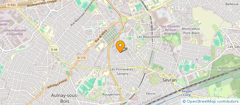 localisation de l'entreprise LMS TRANSPORT à SEVRAN