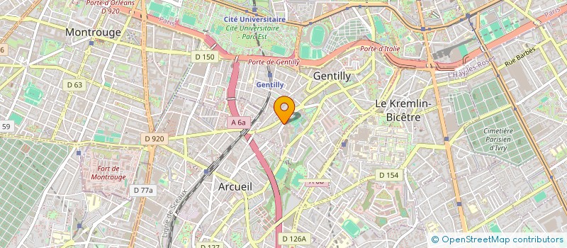 localisation de l'entreprise LMS VTC  GENTILLY