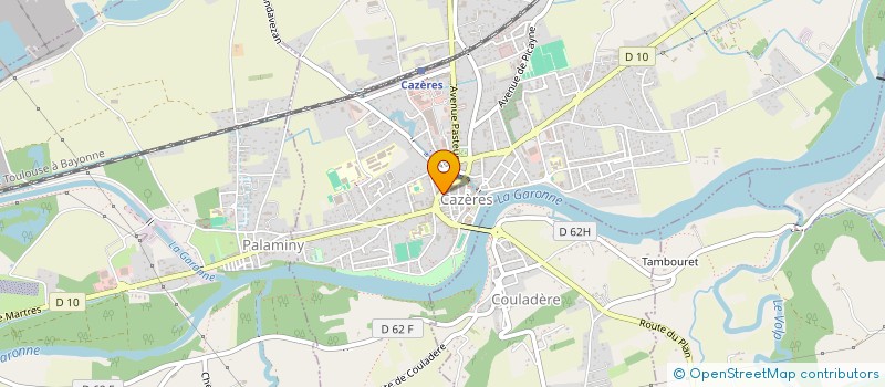 localisation de l'entreprise LMSA  CAZERES