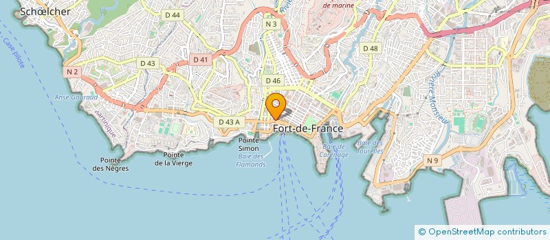 localisation de l'entreprise LMSB972  FORT-DE-FRANCE