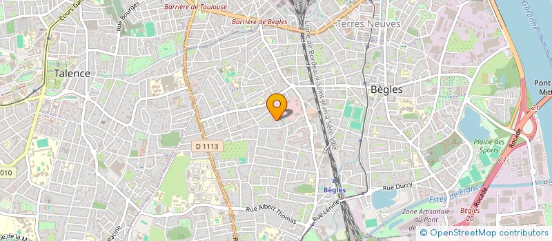 localisation de l'entreprise LMSCRIPT  BEGLES