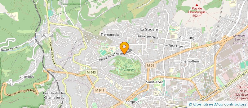 localisation de l'entreprise LMSD  CLERMONT-FERRAND