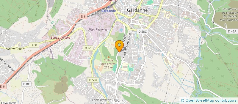 localisation de l'entreprise LMSDP à GARDANNE