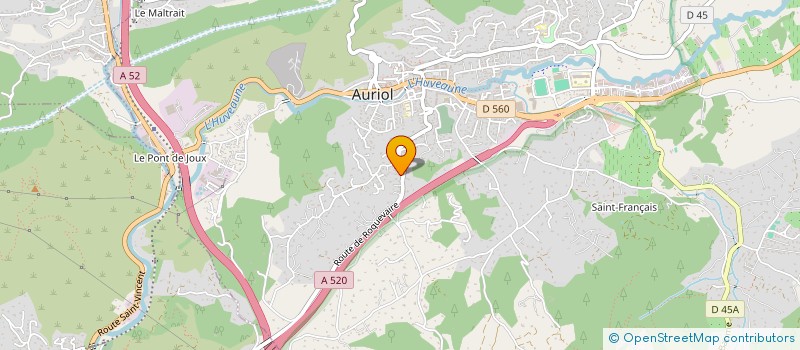 localisation de l'entreprise LMSH  AURIOL