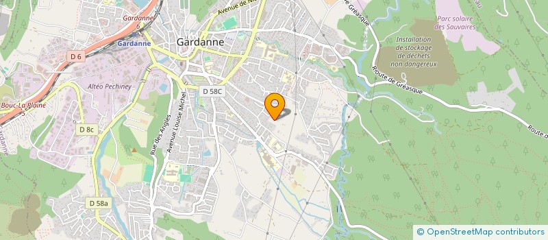 localisation de l'entreprise LMSM à GARDANNE