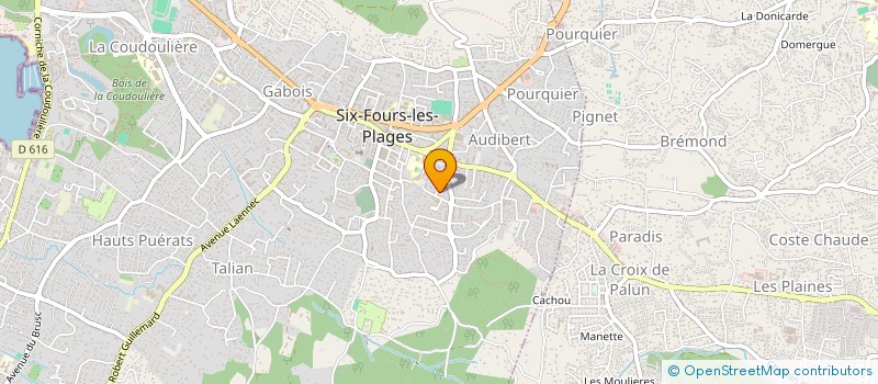 localisation de l'entreprise LMT à SIX-FOURS-LES-PLAGES
