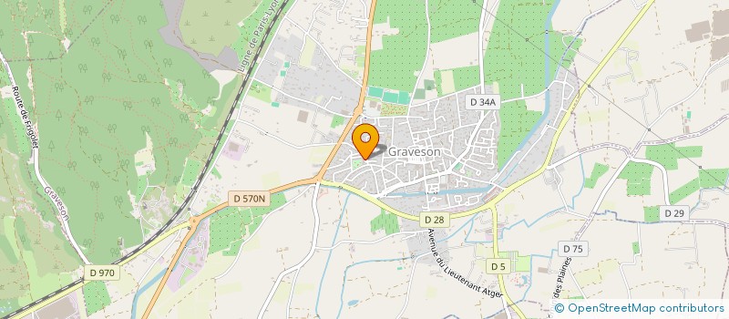 localisation de l'entreprise LMT  GRAVESON