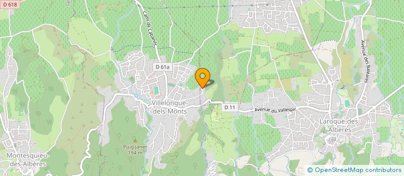 localisation de l'entreprise LMT  VILLELONGUE-DELS-MONTS
