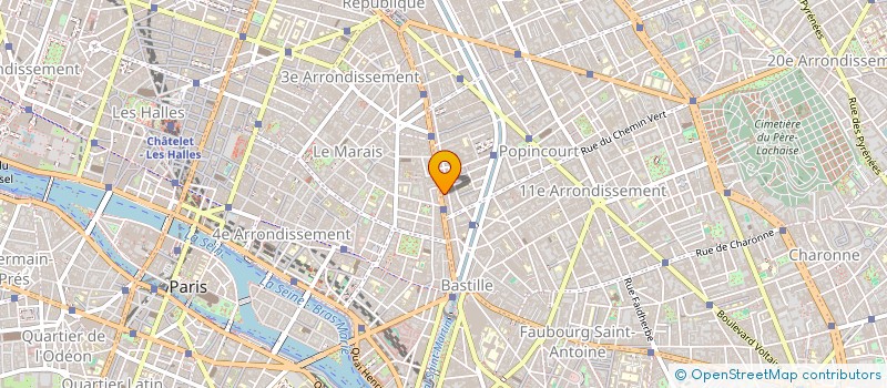 localisation de l'entreprise LMT BEAUMARCHAIS  PARIS