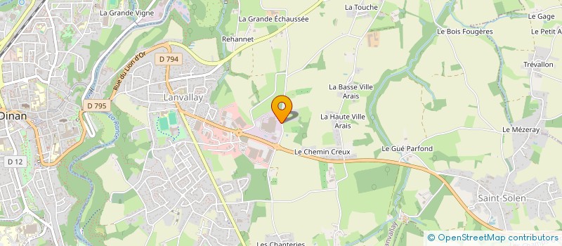 localisation de l'entreprise LMT BISCUITERIES  LANVALLAY