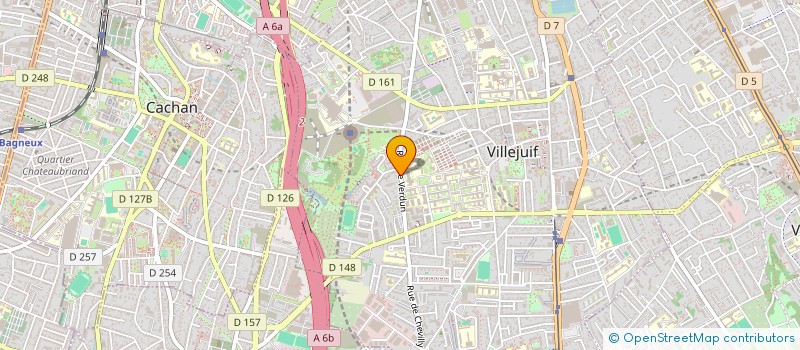 localisation de l'entreprise LMT&P LOGISTIQUE EN MANAGEMENT DE TRAVAUX ET PROJETS à VILLEJUIF