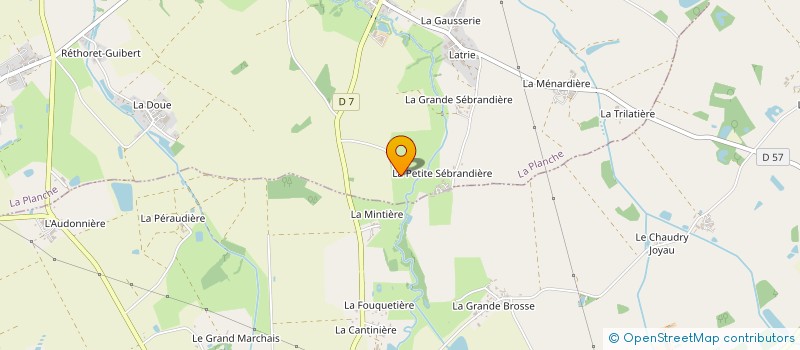 localisation de l'entreprise LMT PAYSAGE  LA PLANCHE