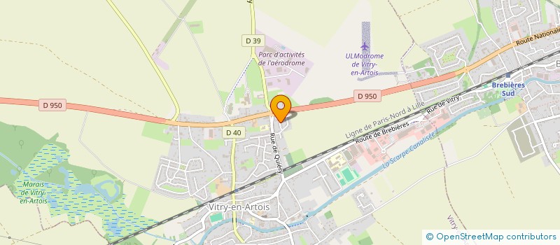 localisation de l'entreprise LMTE HOLDING  VITRY EN ARTOIS