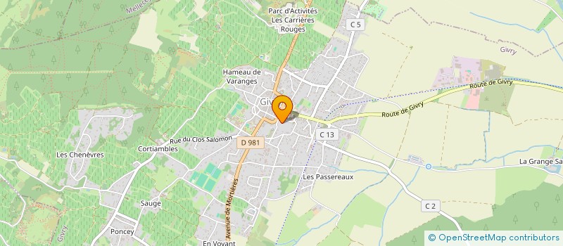 localisation de l'entreprise LMTECH SOLUTIONS à GIVRY