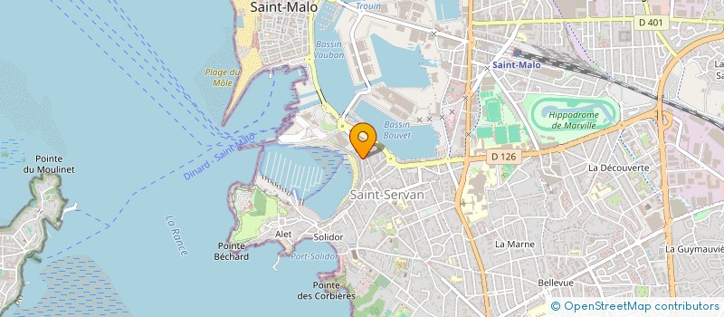 localisation de l'entreprise LMTJ  SAINT-MALO