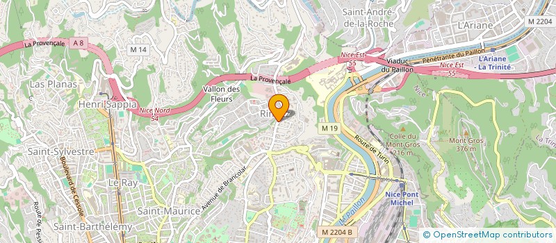 localisation de l'entreprise LMTS RIVIERA à NICE