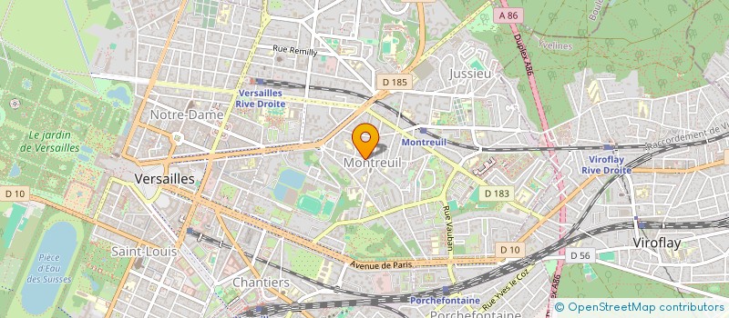 localisation de l'entreprise LMTVM  VERSAILLES