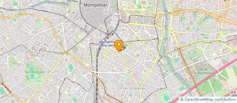 localisation de l'entreprise LMV 34 à MONTPELLIER