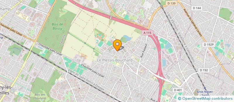 localisation de l'entreprise LMV à LE PLESSIS-BOUCHARD