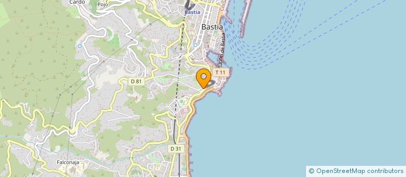 localisation de l'entreprise LMV à BASTIA