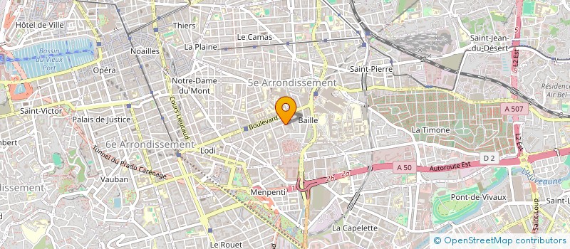 localisation de l'entreprise LMV à MARSEILLE