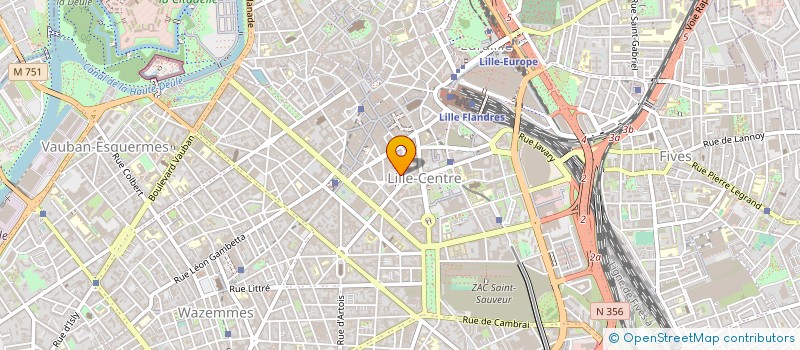 localisation de l'entreprise LMV CYCLES  LILLE