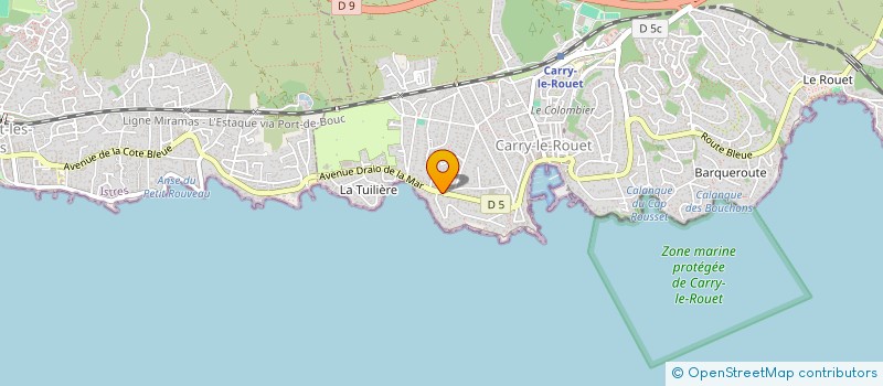 localisation de l'entreprise LMV INVEST  CARRY-LE-ROUET