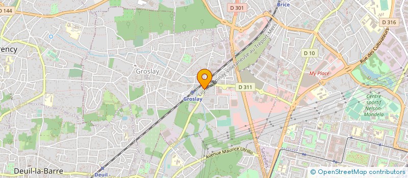 localisation de l'entreprise LMV TP à MONTREUIL