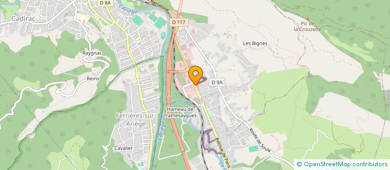 localisation de l'entreprise LMVETO à FOIX