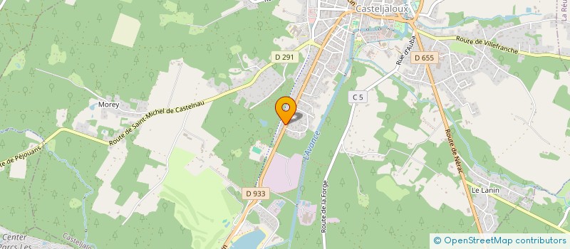 localisation de l'entreprise LMVM  CASTELJALOUX