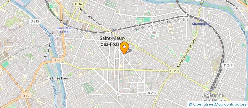 localisation de l'entreprise LMVT à SAINT-MAUR-DES-FOSSES