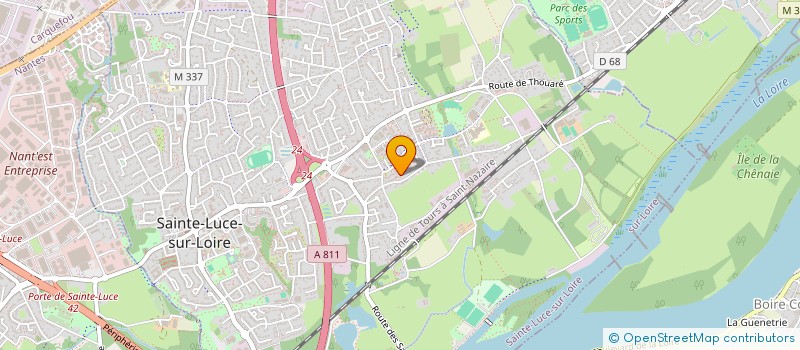 localisation de l'entreprise LMWH  CARQUEFOU