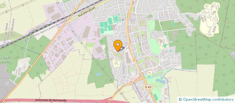 localisation de l'entreprise LMX GARDEN à LES MUREAUX