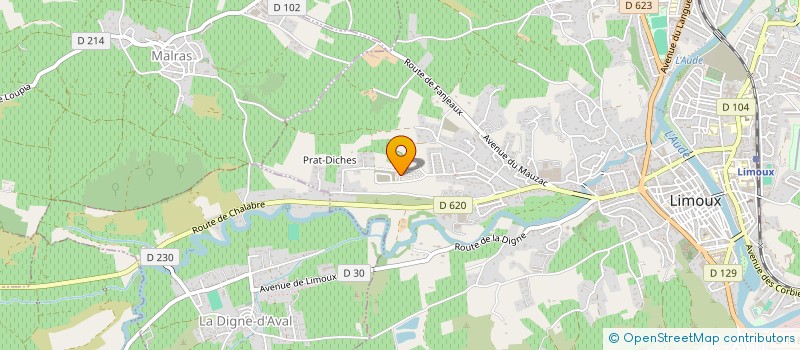 localisation de l'entreprise LMX INVEST à LIMOUX