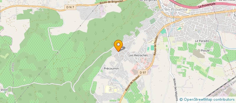 localisation de l'entreprise LMY FRANCE  LE LUC