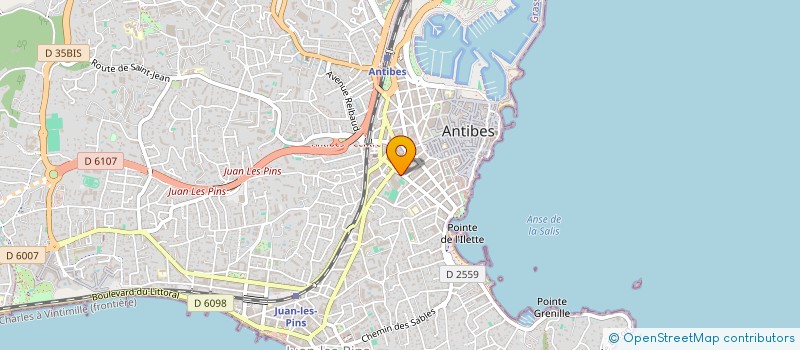 localisation de l'entreprise LMYG à ANTIBES