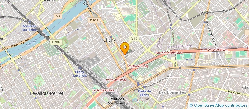 localisation de l'entreprise LMZ à CLICHY