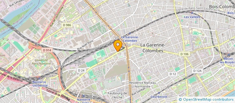 localisation de l'entreprise LMZ CONSEILS  LA GARENNE-COLOMBES