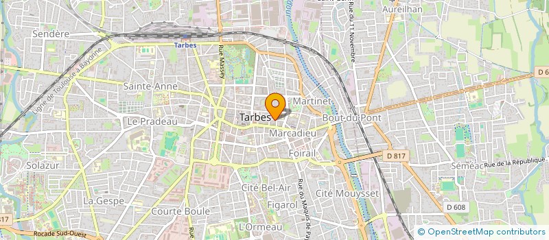 localisation de l'entreprise LMZ COURTAGES  TARBES