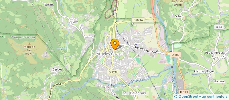 localisation de l'entreprise LMZ PYRENEES  ARGELES-GAZOST