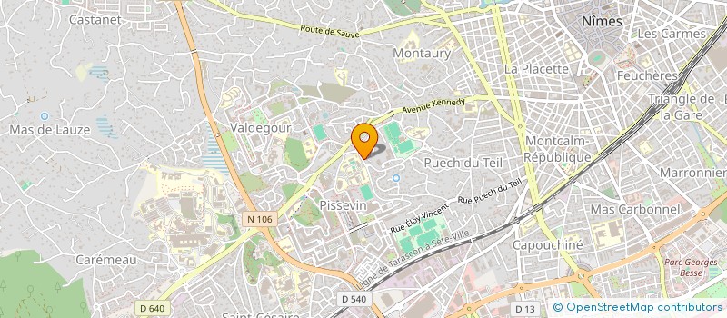 localisation de l'entreprise LN  NIMES