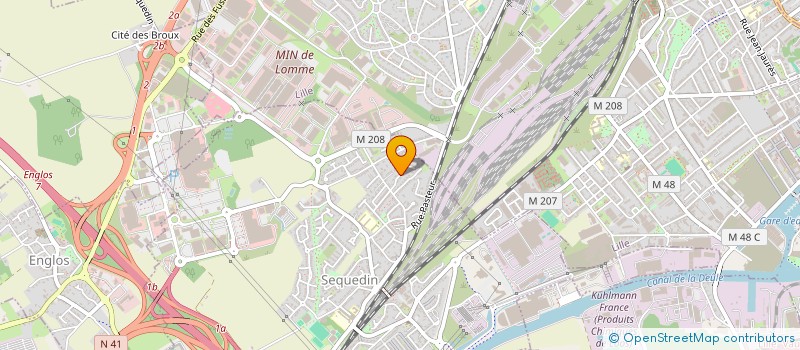 localisation de l'entreprise LN-AC  SEQUEDIN