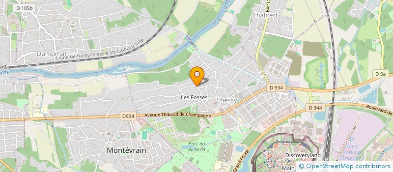 localisation de l'entreprise LN AUTO  CHESSY